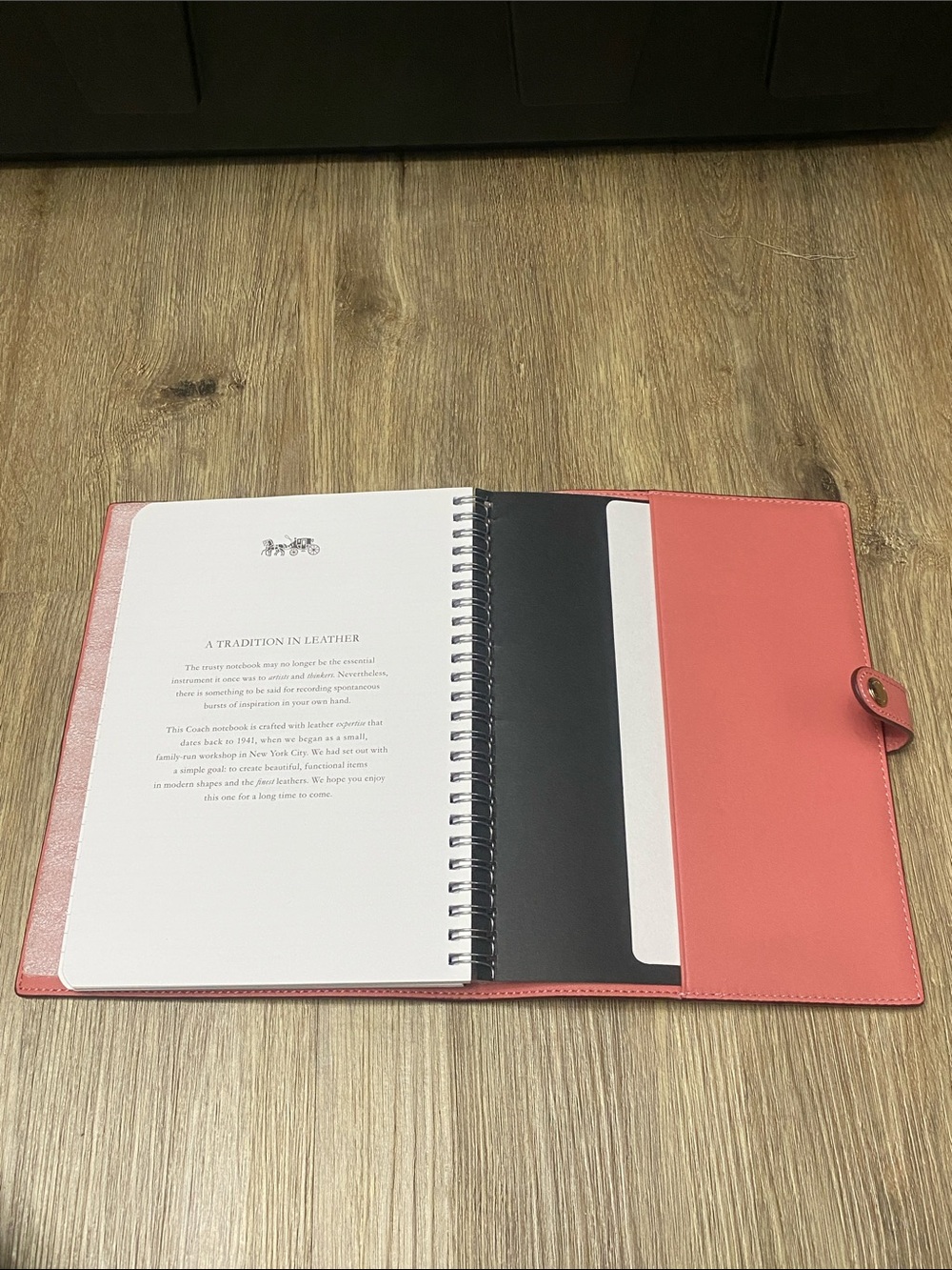 Coach Taffy Notebook - Picture 6 of 8